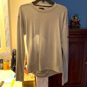 Gray under armour sweatshirt (open back) size small